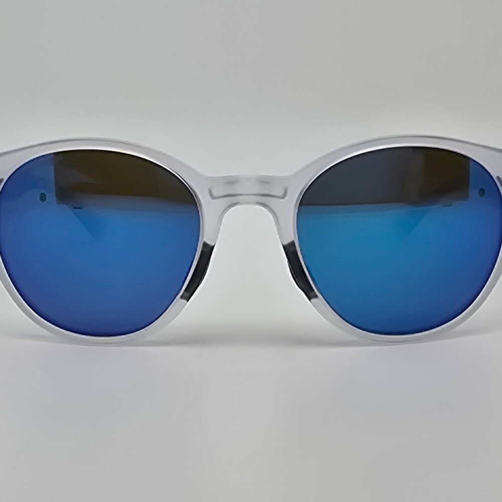 *SOLD* Oakley OO9474-0452 Spindrift Matte Clear Frame Prizm Sapphire Sunglasses - Picture 2 of 15